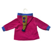 Kookooshka Pink & Purple Fleece & Felt Flower Jacket - Size 2