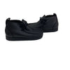 Zara Black Tie Ankle Boots - Size 8 (24)