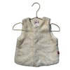 Magnetic Me Ivory Fleece Vest - Size 9-12 Mo
