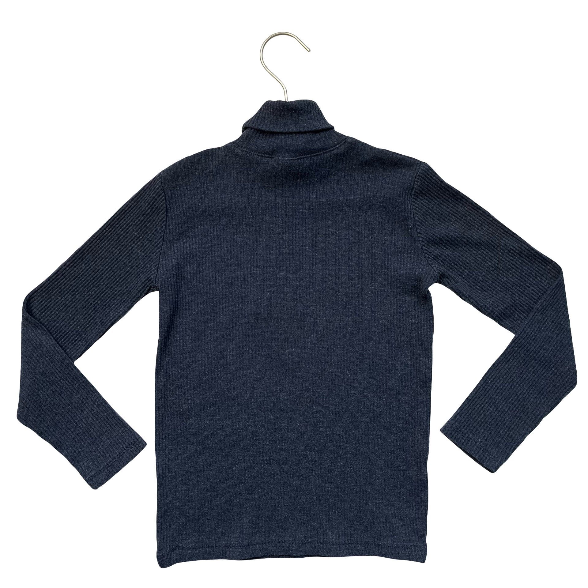 Zara Heather Navy Ribbed Turtleneck - Size 9