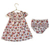 Magnetic Me Pink & Colorful Heart Print Dress & Bloomers - Size 18-24 Mo