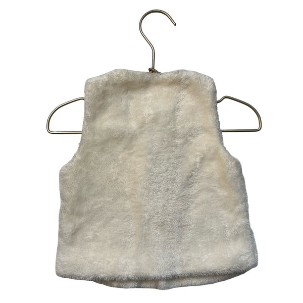 Magnetic Me Ivory Fleece Vest - Size 9-12 Mo