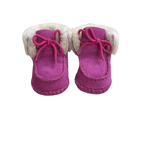 UGG Hot Pink Sherpa Lined Booties - Size 0/1