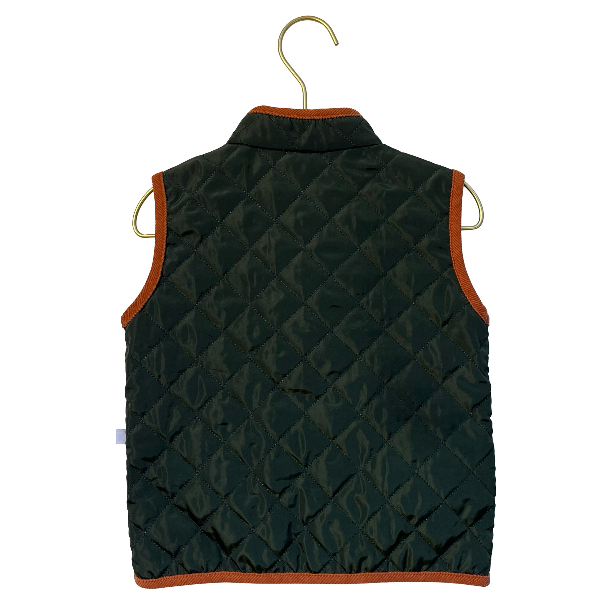 Bella Bliss Green Quilted Vest - Size 4