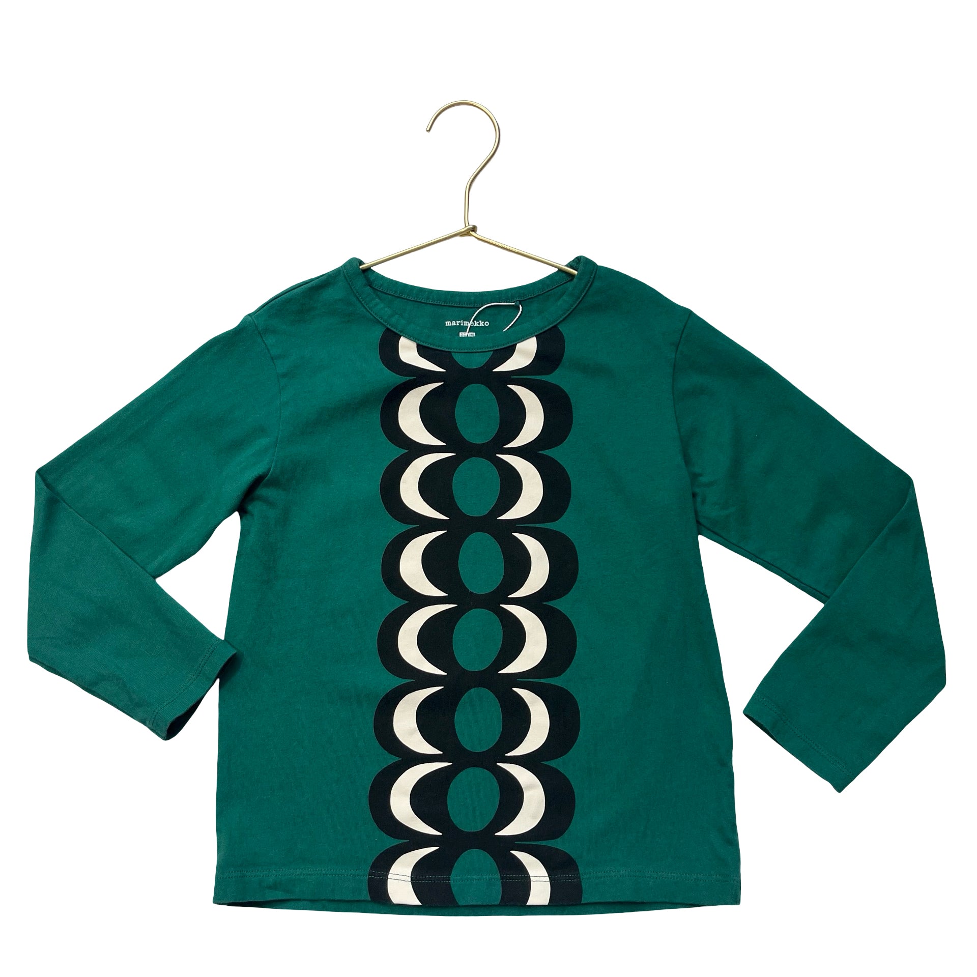 Uniqlo x Marimekko Green Geo Print Shirt - Size 5-6