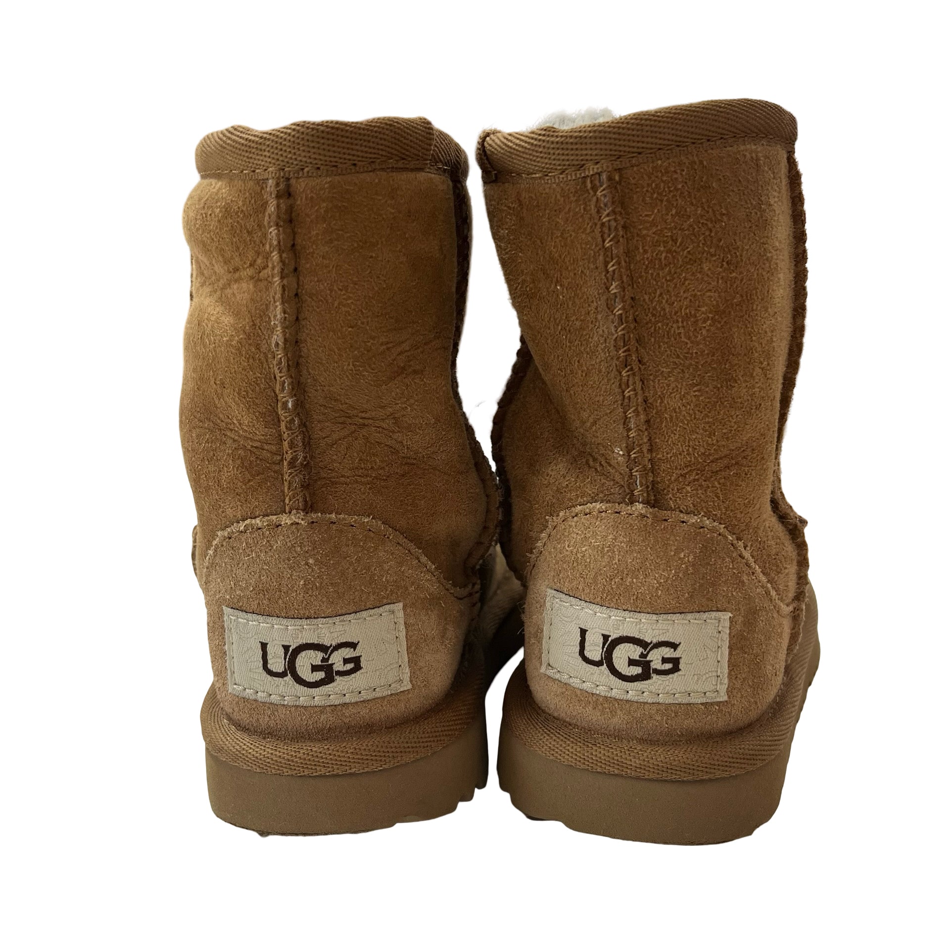 UGG Chestnut Shearling Boots - Size 6