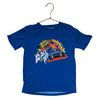 Bums & Roses x Hot Wheels Blue Graphic T-Shirt - Size 5-6Y