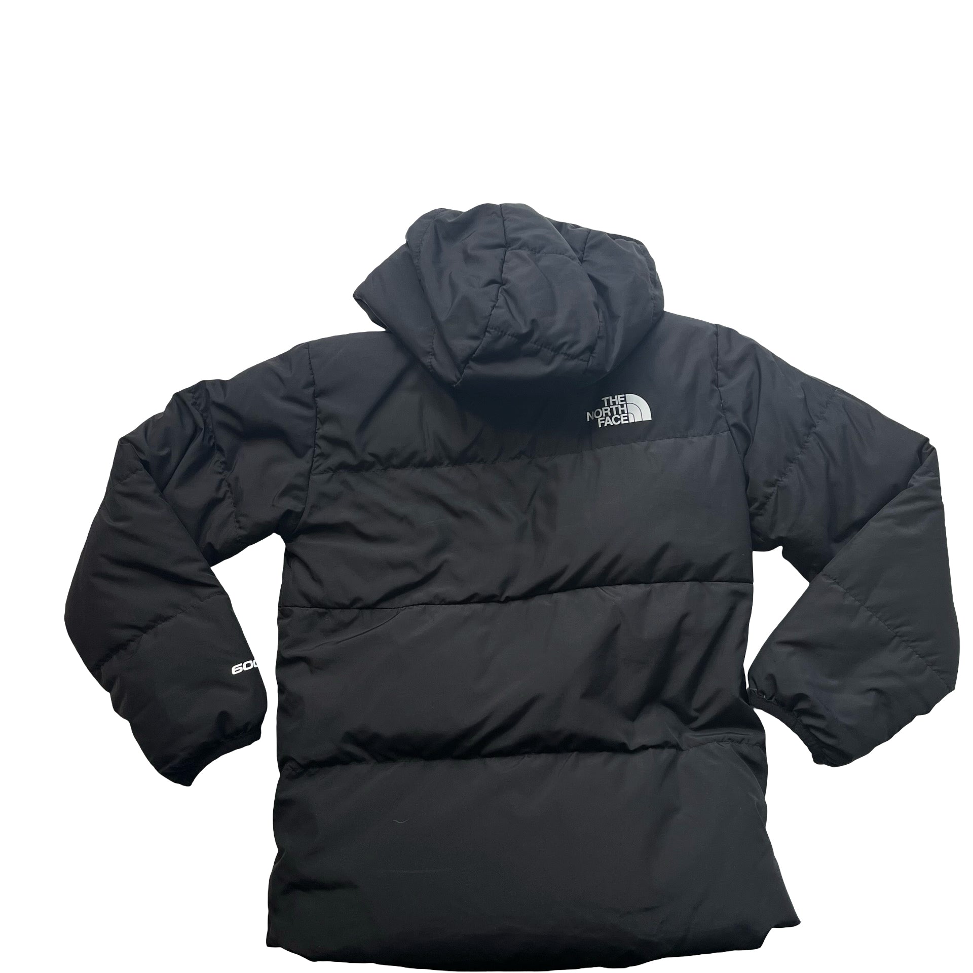 North Face Black Hooded Winter Jacket - Size 4
