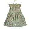 Tinycottons Ivory, Green, Peach Floral Dress - Size 6Y