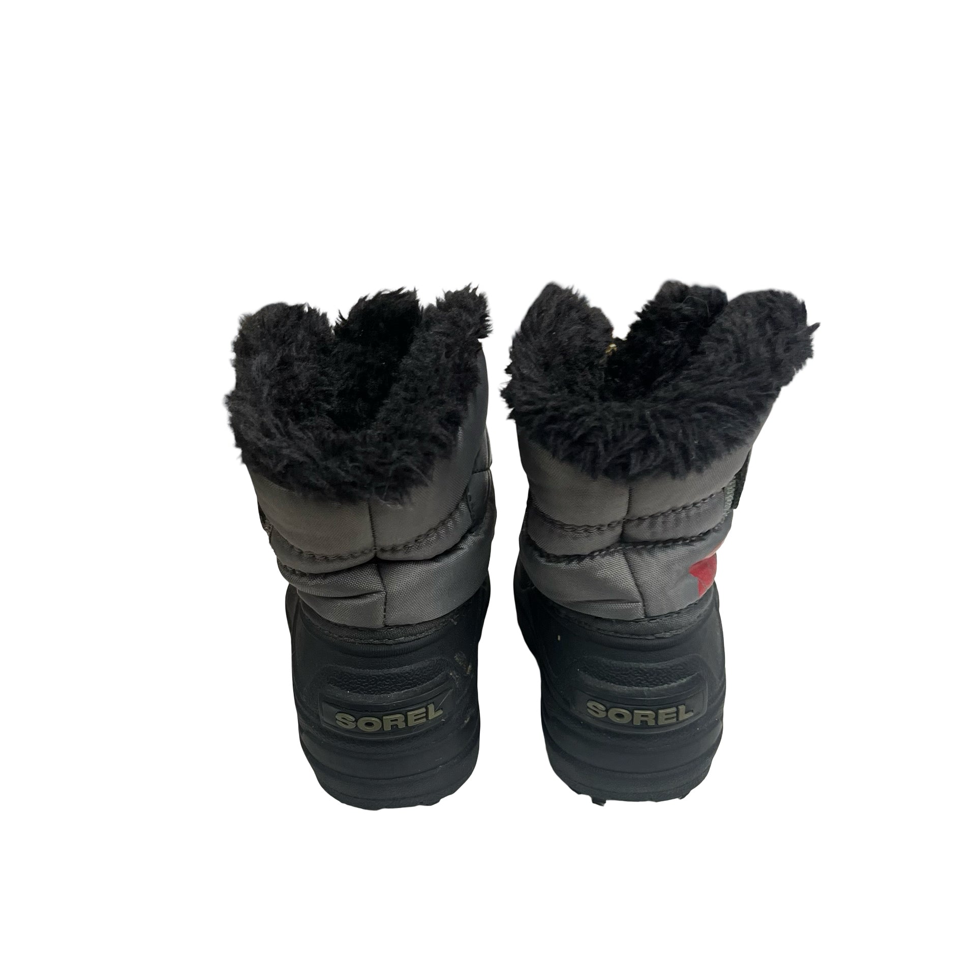 Sorel Gray, Black, Red Winter Boots - Size 5