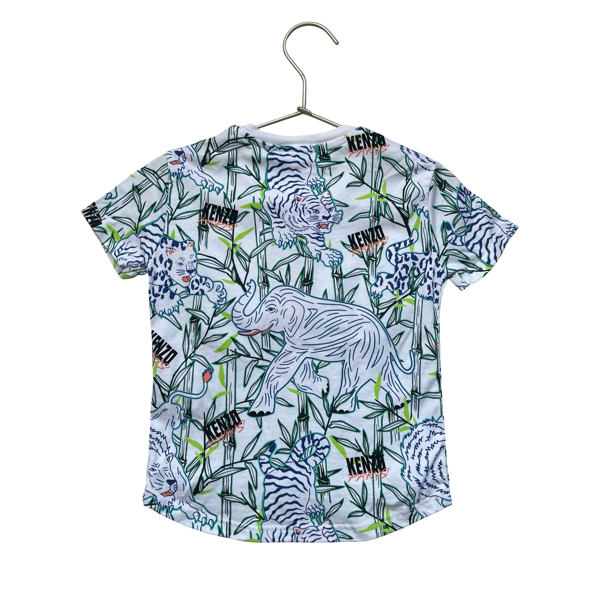 Kenzo Jungle Print T-Shirt - Size 2A