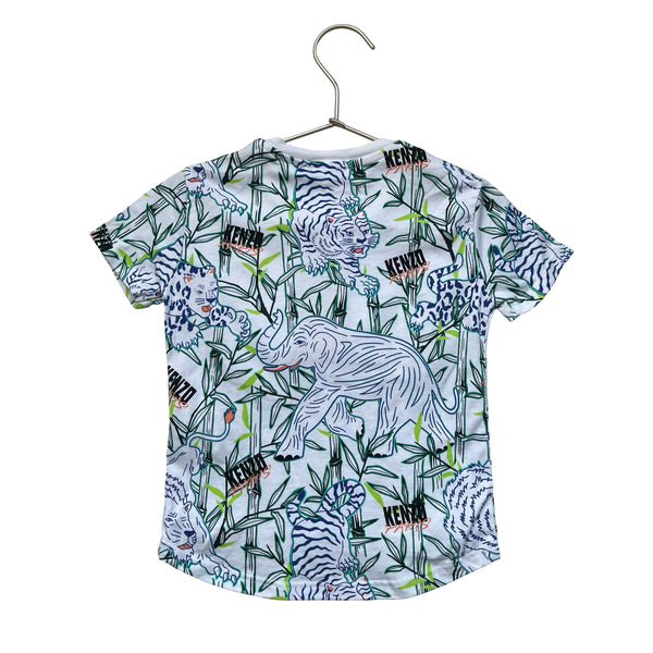 Kenzo Jungle Print T-Shirt - Size 2A