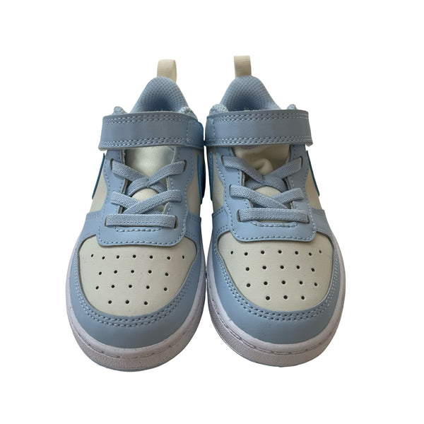 Nike Ivory & Iridescent Light Blue Sneakers - Size 9C
