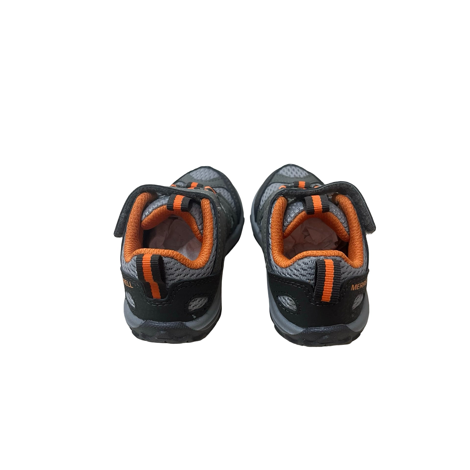 Merrell 'Trailchaser' Gray & Orange Sneakers New in Box - Size 5