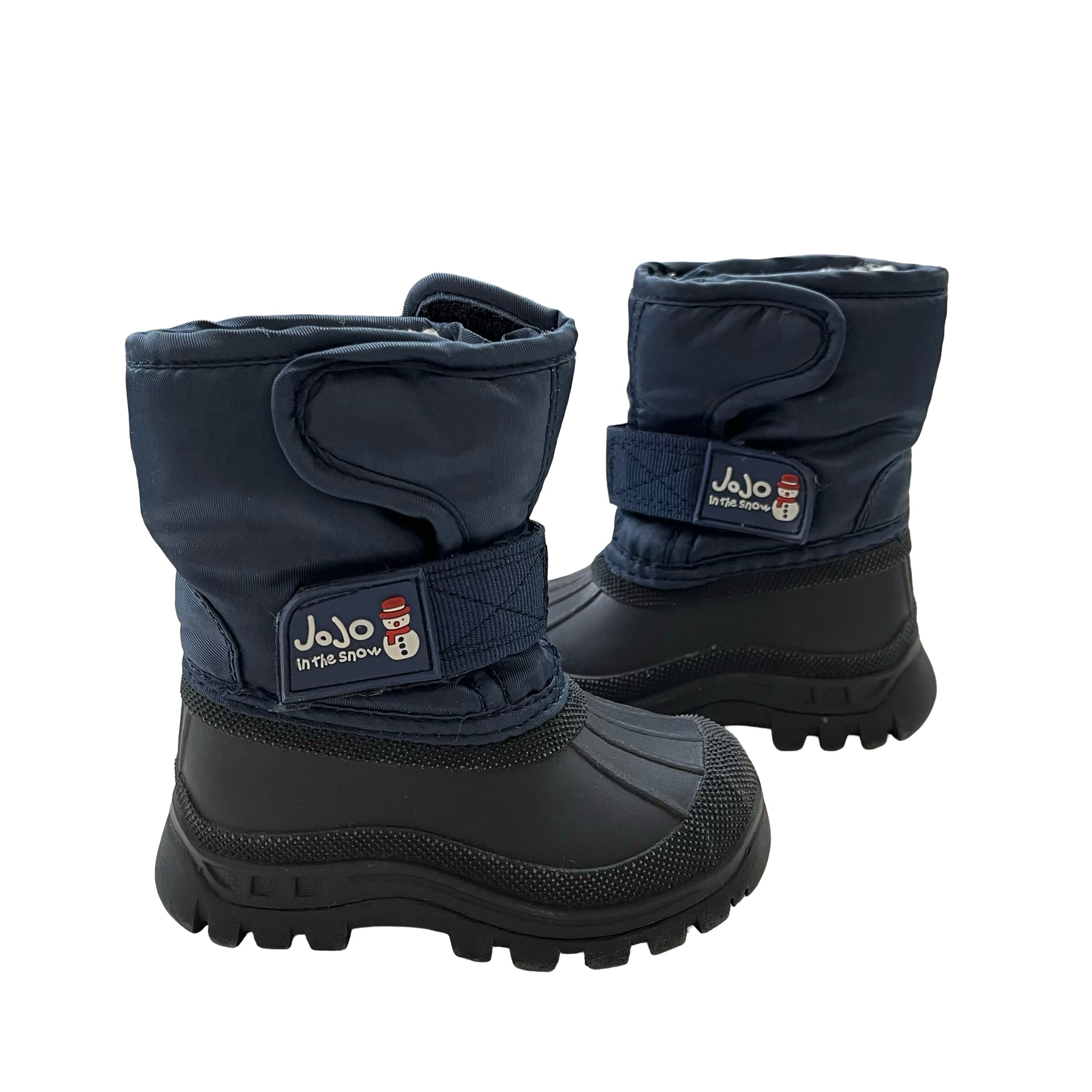 JoJo Maman Bebe Navy Winter Boots - Size 4