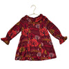 OshKosh Genuine Kids Maroon Tree Print Dress - Size 3T