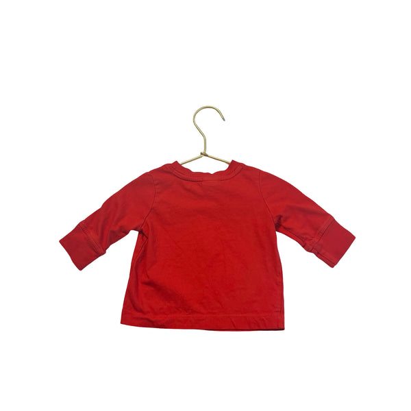Hanna Andersson Red Shirt - Size 3-6 Mo