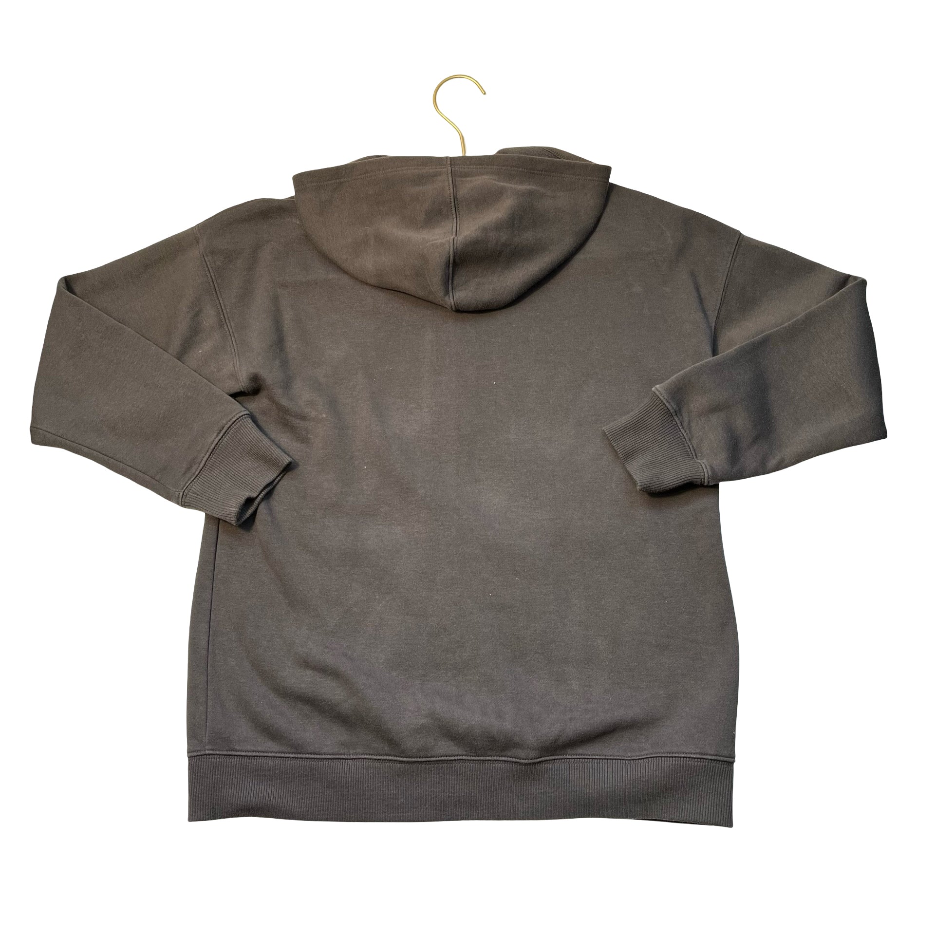 Treasure & Bond Dark Gray Zip-Up Hooded Sweatshirt - Size L 10-12