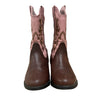 Wild Bear Boots Brown & Pink Cowgirl Boots - Size 8
