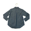 Ralph Lauren Green & Navy Plaid Button Down Shirt - Size 4