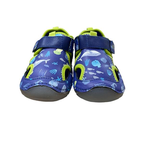 Stride Rite 'Blue Multi Splash' Shoes New in Box - Size 6M