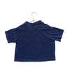 Zara Navy Terry Polo Shirt - Size 3