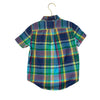 Ralph Lauren Madras Plaid Button Down Shirt - Size 4