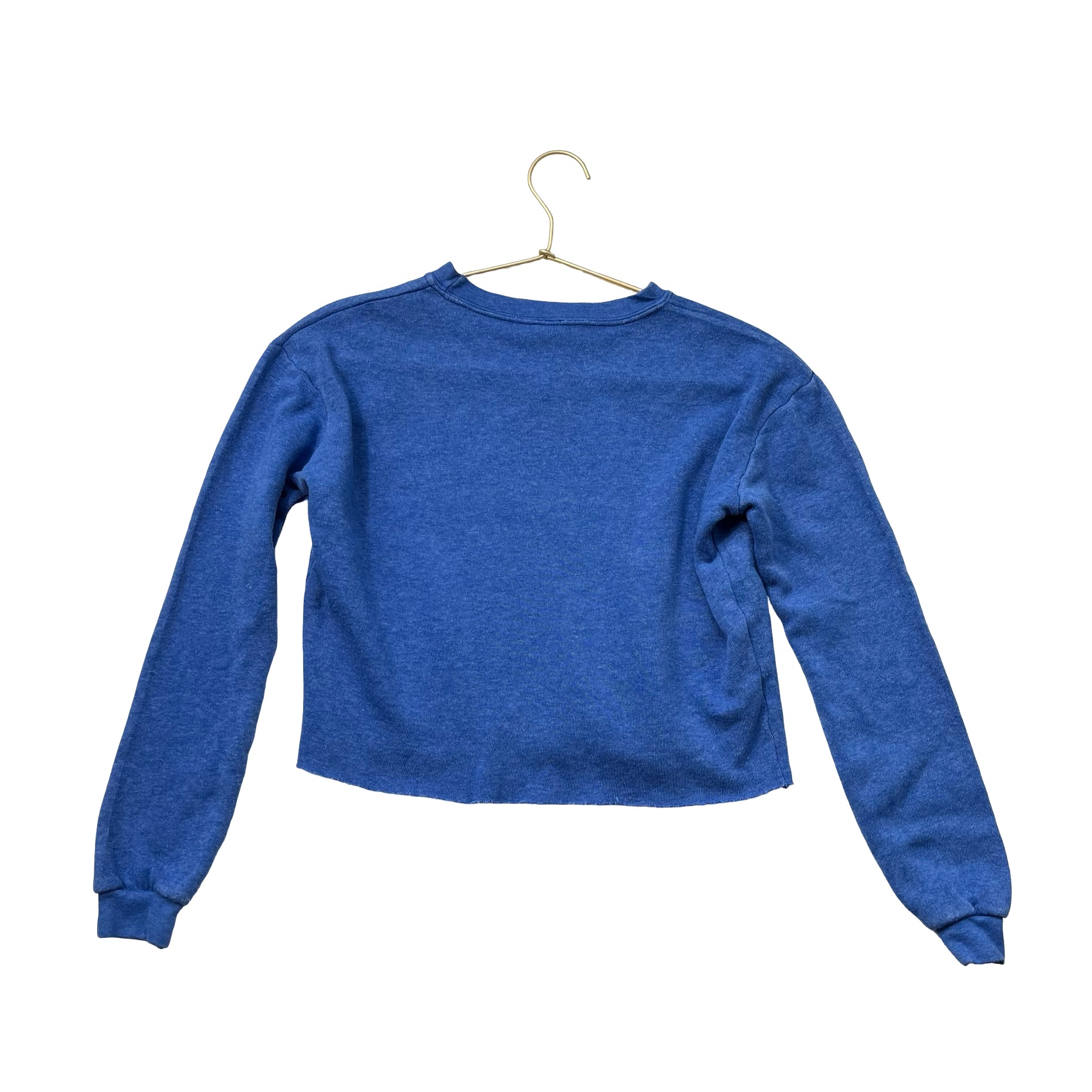 Girls Do Too Blue Smiley Sweatshirt - Size S 7-8