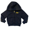 Nike Black Zip-Up Hooded Sweatshirt, Gold Logo - Size 2T