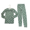Hanna Andersson Green Turtle Print 2 Piece PJS - Size 5