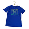 Under Armour Blue Logo Athletic T-Shirt - Size 7