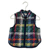 Baby Gap Sherpa Lined Plaid Quilted Vest - Size 3