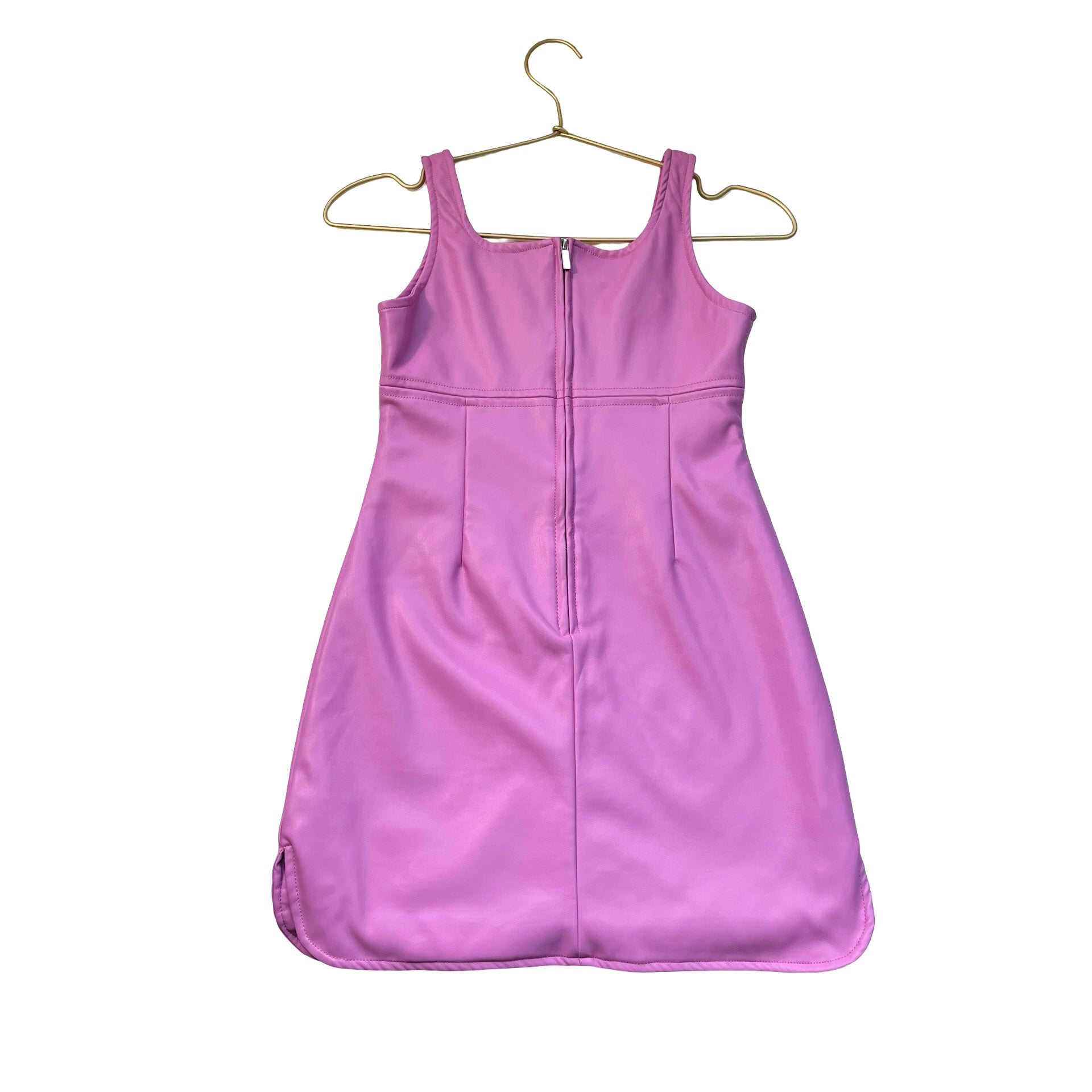 Truce Lilac Faux Leather Dress - Size M 10-12
