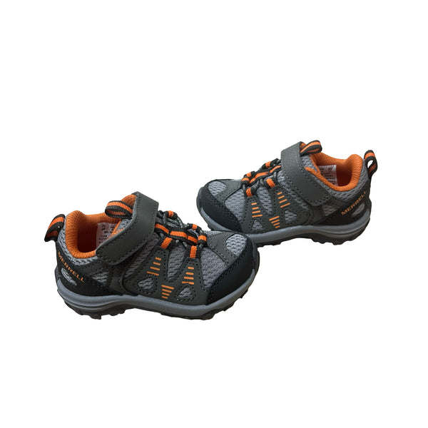 Merrell 'Trailchaser' Gray & Orange Sneakers New in Box - Size 5