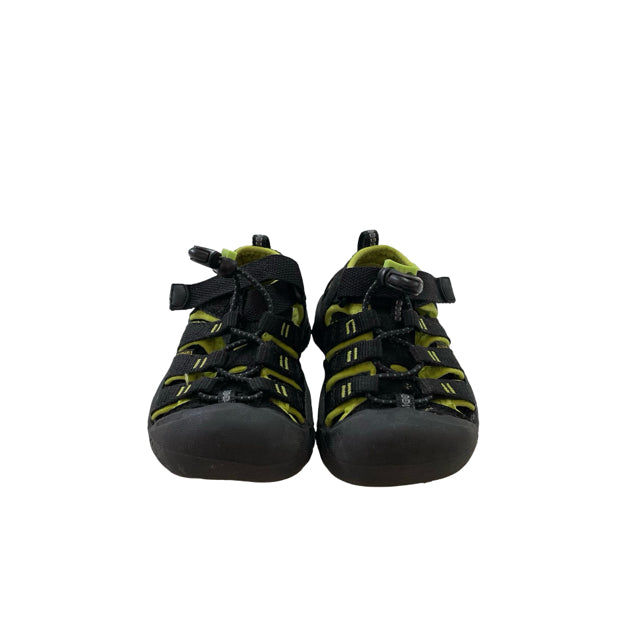 Keen Black & Neon Closed Toe Sandals - Size 8