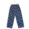 Konges Slojd Denim & Pink Heart Print Wide-Leg Pants - Size 8-9Y