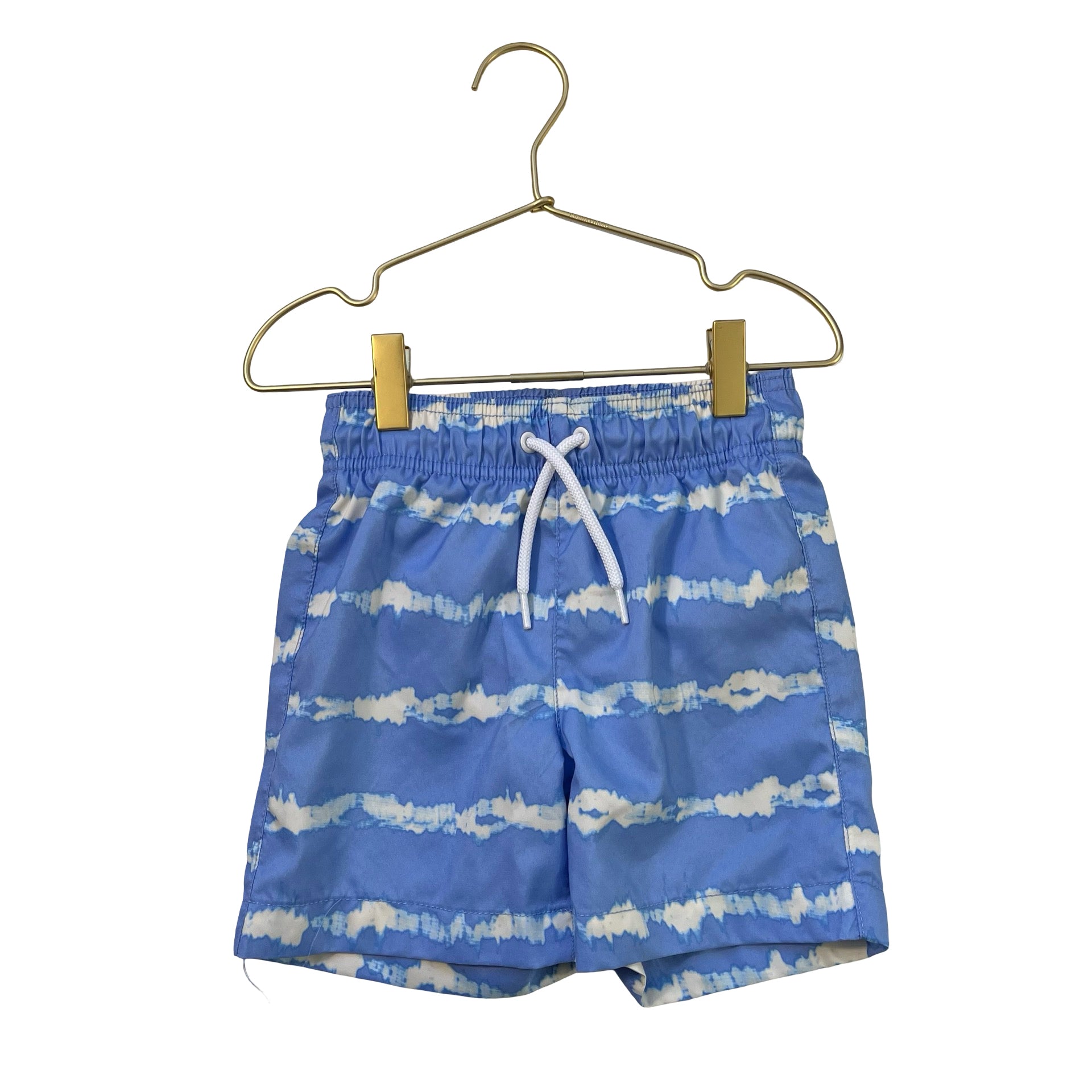 Children's Place Blue Tie-Dye Swim Shorts - Size S 5-6