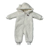 Petit Lem Ivory Sherpa Bunting - Size 6 Mo