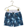 Feather 4 Arrow Blue Shell Print Swim Trunks - Size 6
