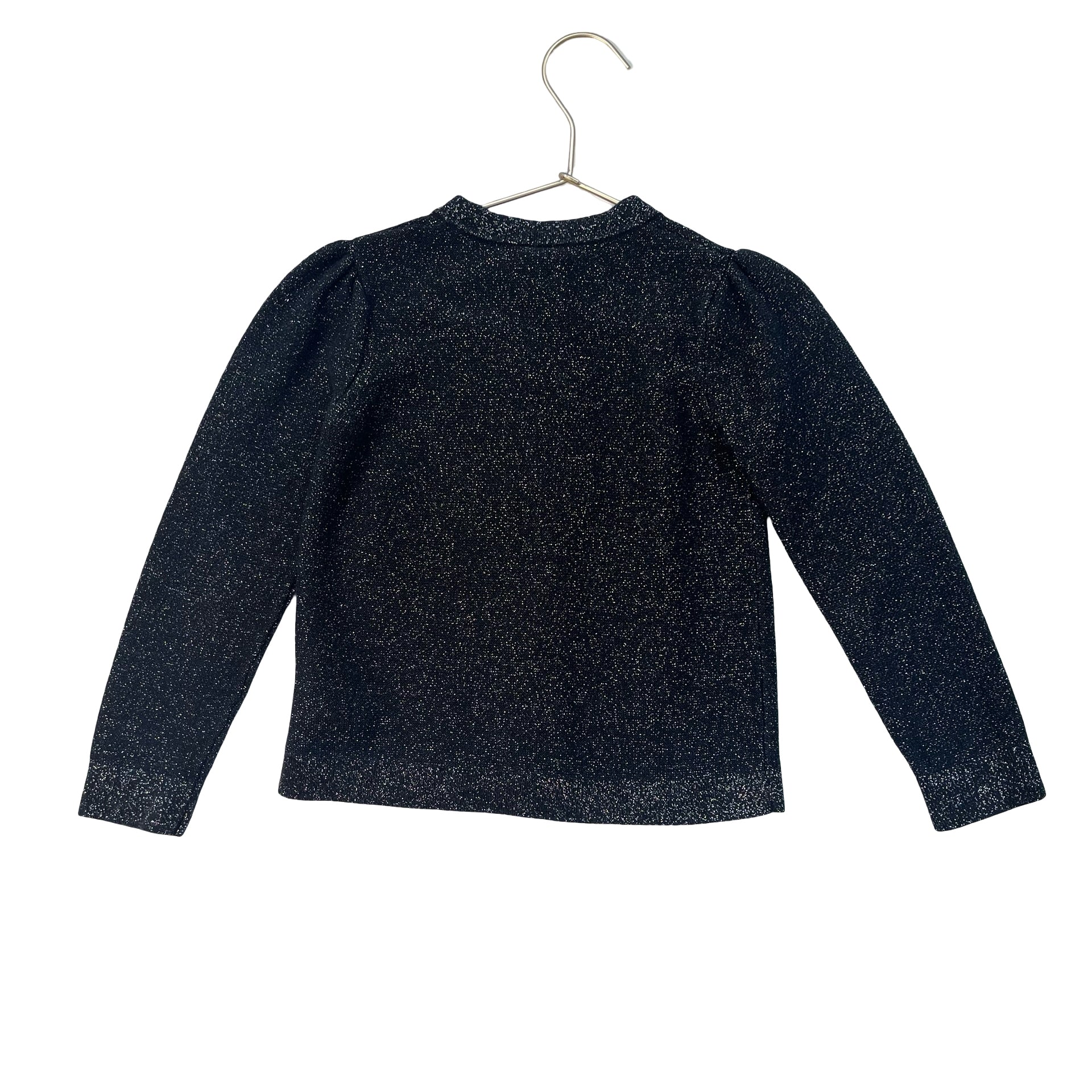 Baby Gap Black & Silver Metallic Cardigan Sweater - Size 5