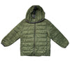 Baby Gap Primaloft Olive Green Lightweight Hooded Puffer Jacket - Size 4