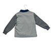 Hanna Andersson Gray, Navy, Orange Quarter-Zip Sweatshirt - Size 4