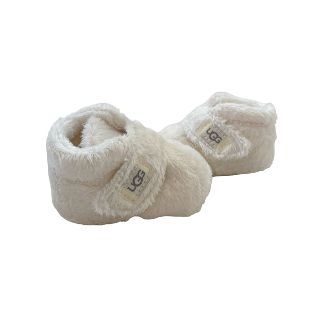 UGG Ivory Fuzzy Booties - Size 0-1