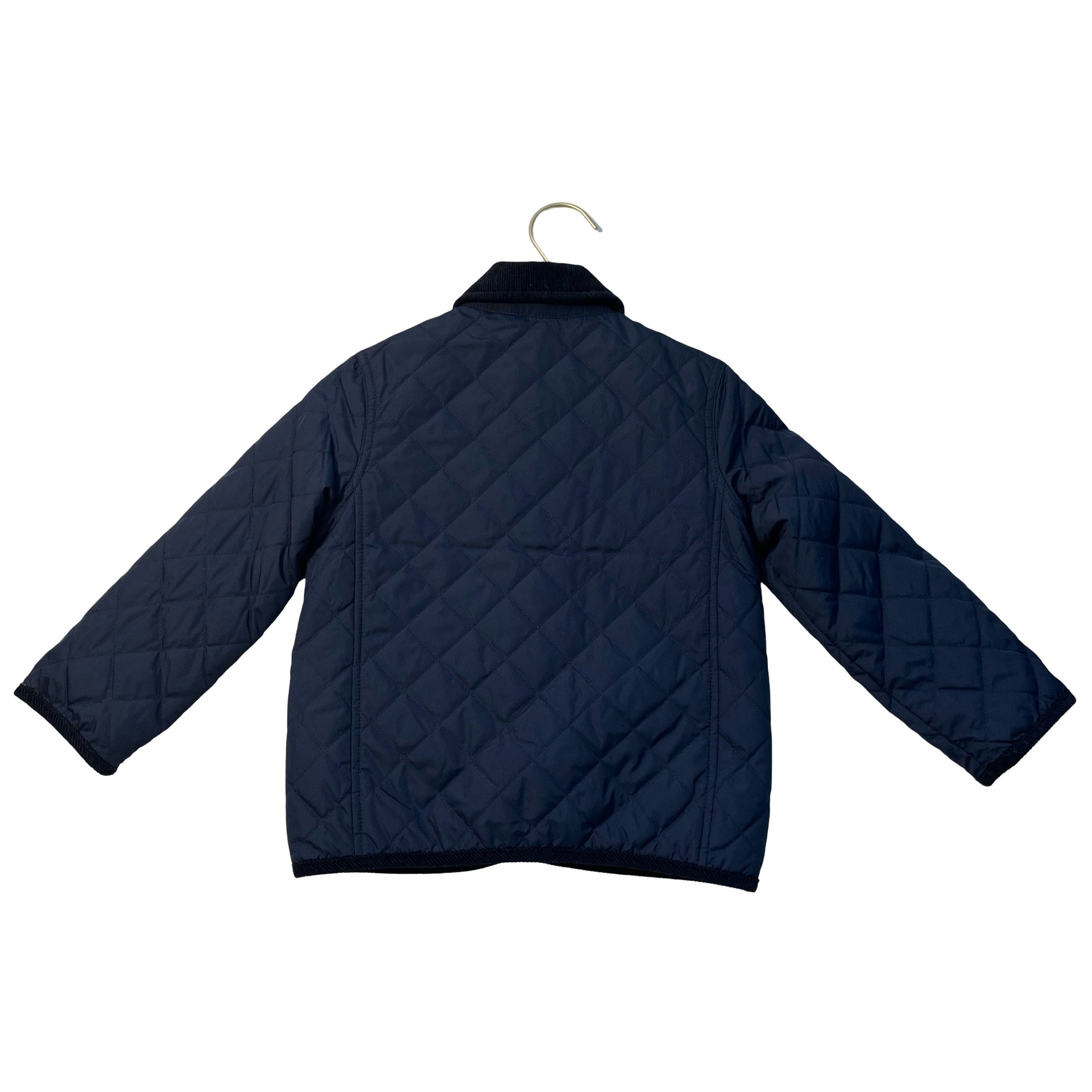 Crewcuts Navy Quilted Jacket - Size 3