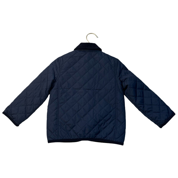 Crewcuts Navy Quilted Jacket - Size 3