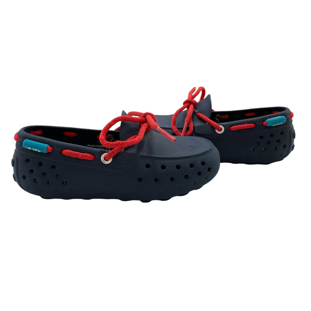 People Navy & Red Laces Shoes - Size 8