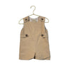 Beaufort Bonnet Tan Corduroy Shortall Romper - Size 12-18 Mo