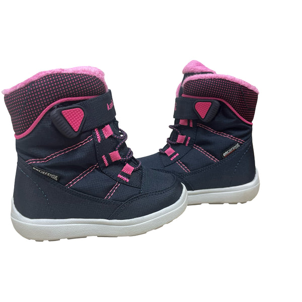 Kamik Waterproof Navy & Pink Winter Boots - Size 8