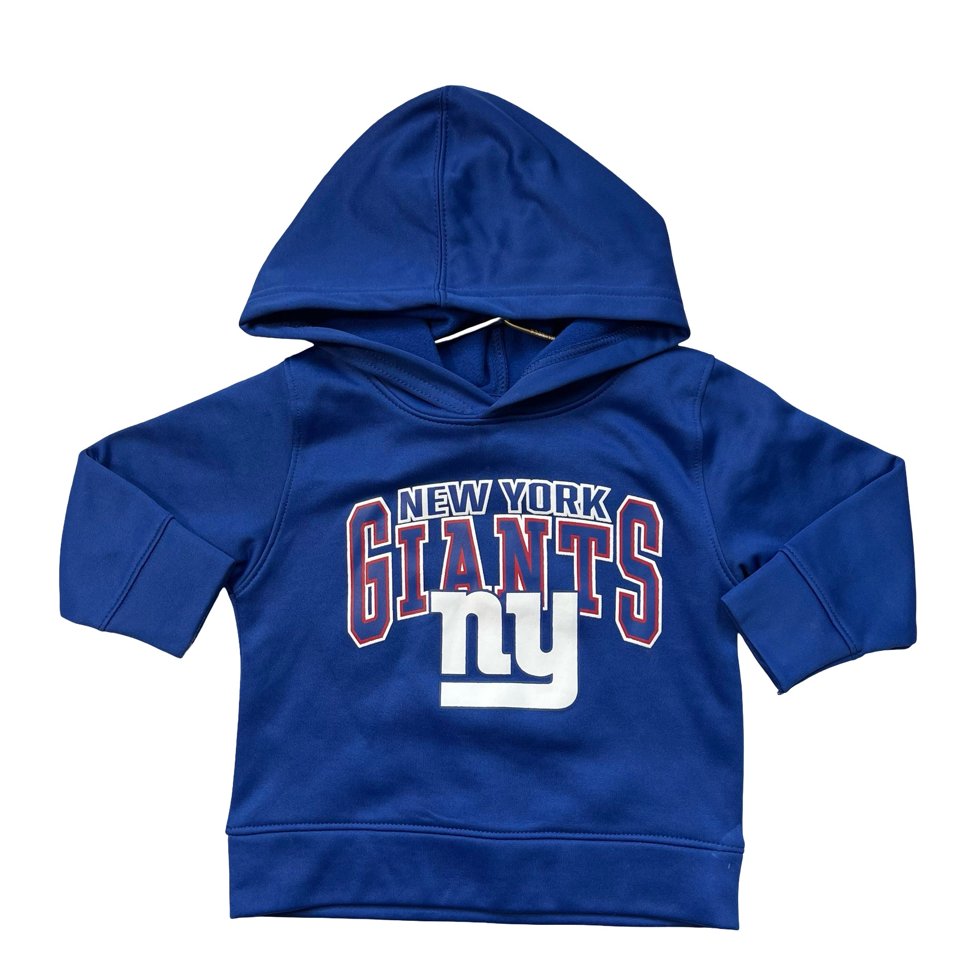 NFL NY Giants Blue Hooded Athletic Sweatshirt - Size 18 Mo