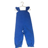 Beaufort Bonnet Blue Corduroy Overalls - Size 2T